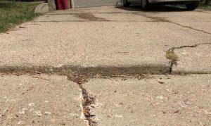 Crack in my driveway