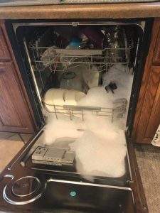 dawn dish soap in your dishwasher